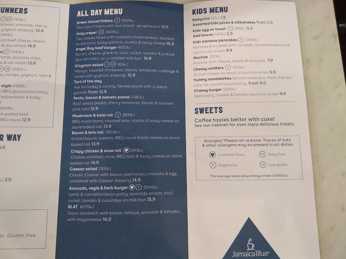 Menu Jamaica Blue Noosa Civic-1